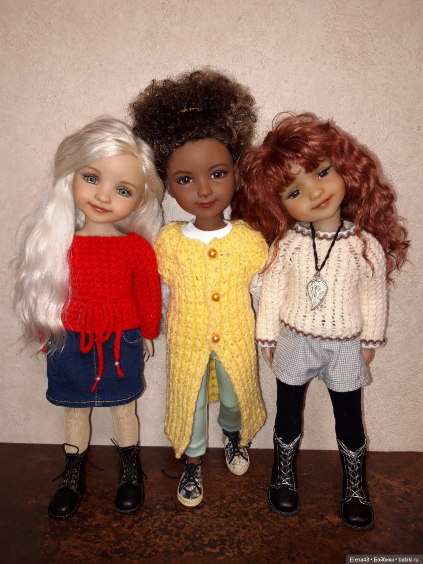 Три подружки вечерком — Куклы Dianna Effner (Эффнер) из винила: Little Darling (фото 4)