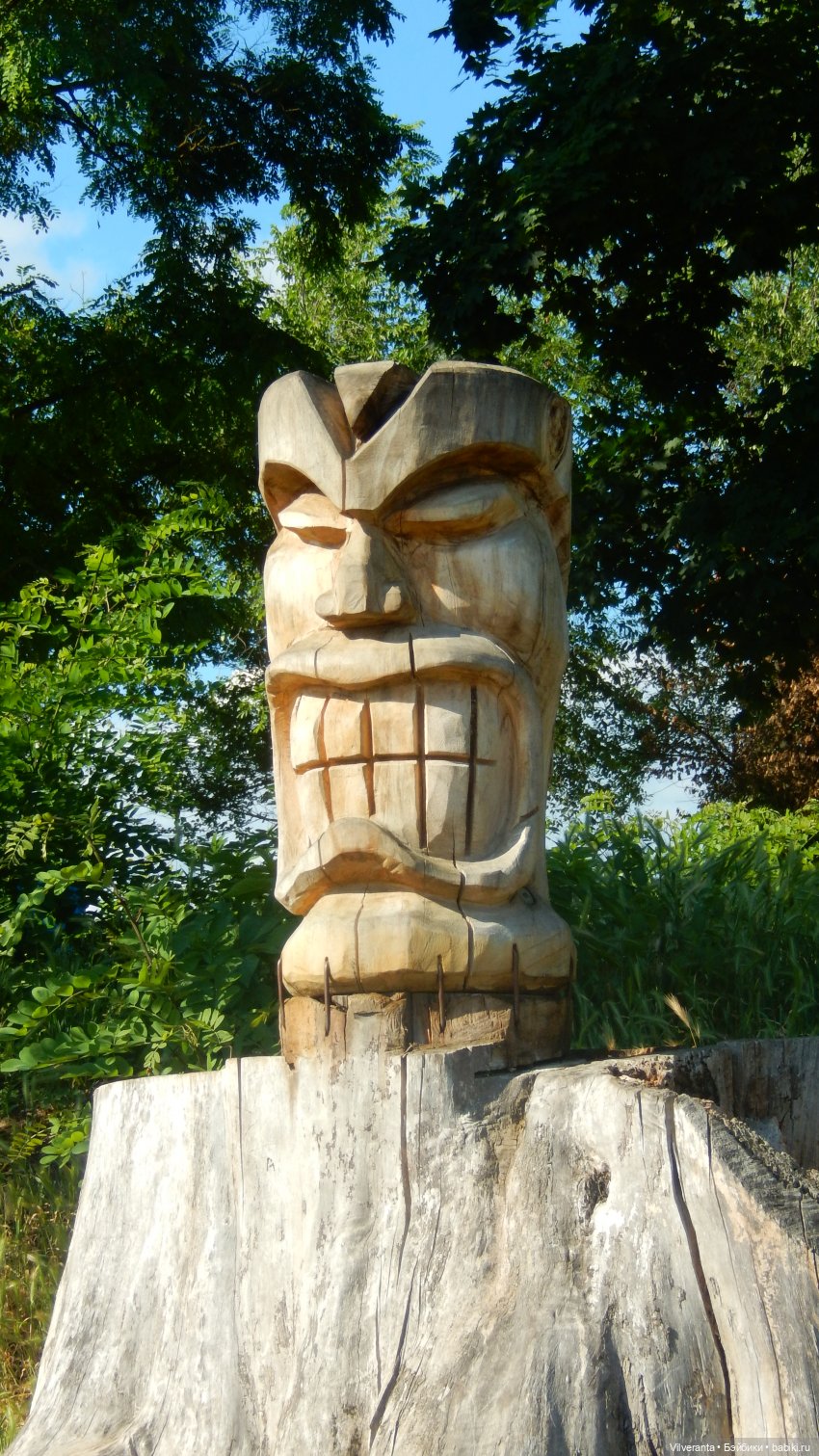 Ирэн и деревянные статуи. Прогулка (фото 9)