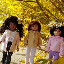 Осенняя прогулка с девочками Линды Рик