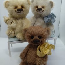 Мишки улыбашки из мохера