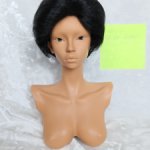 Парик JUSUNS 8-9" чёрный короткий