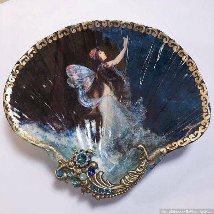 Живопись на ракушках — Другие хобби и увлечения: сад