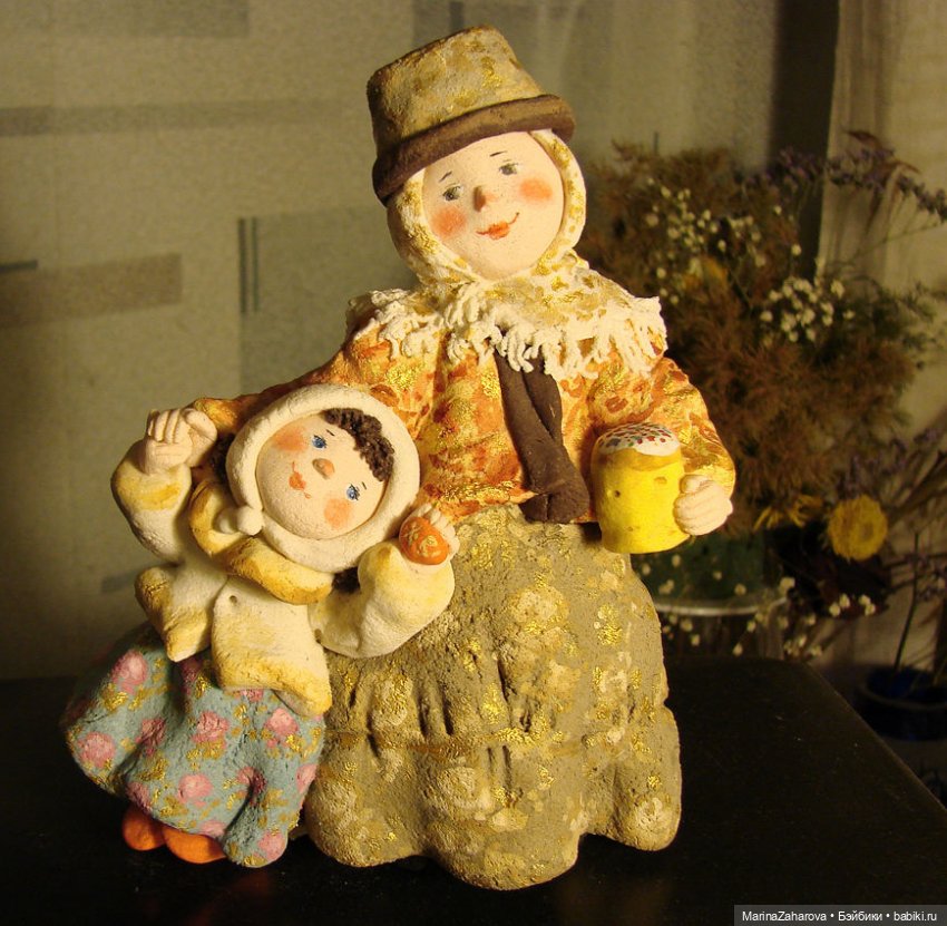 Прекрасное рядом. Куклы из соленого теста