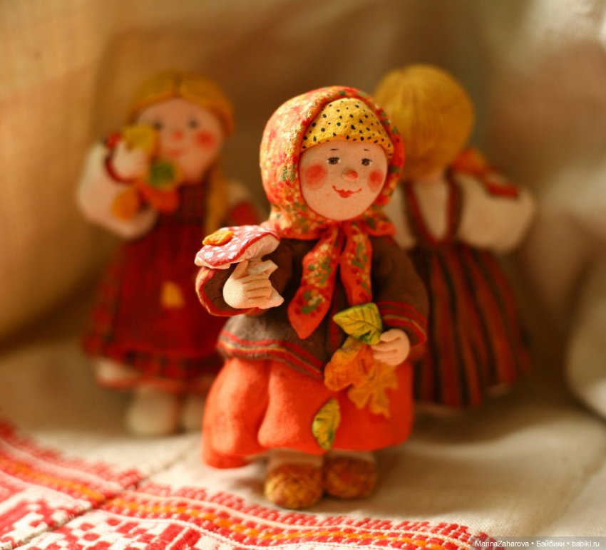 Прекрасное рядом. Куклы из соленого теста (фото 2)