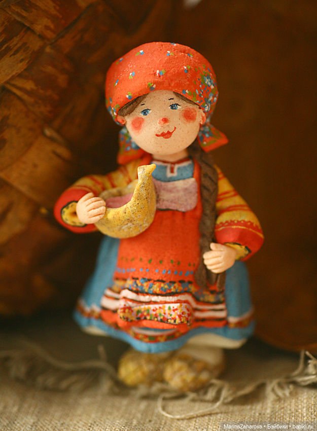 Прекрасное рядом. Куклы из соленого теста
