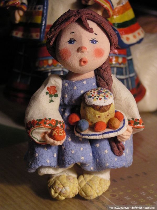 Прекрасное рядом. Куклы из соленого теста