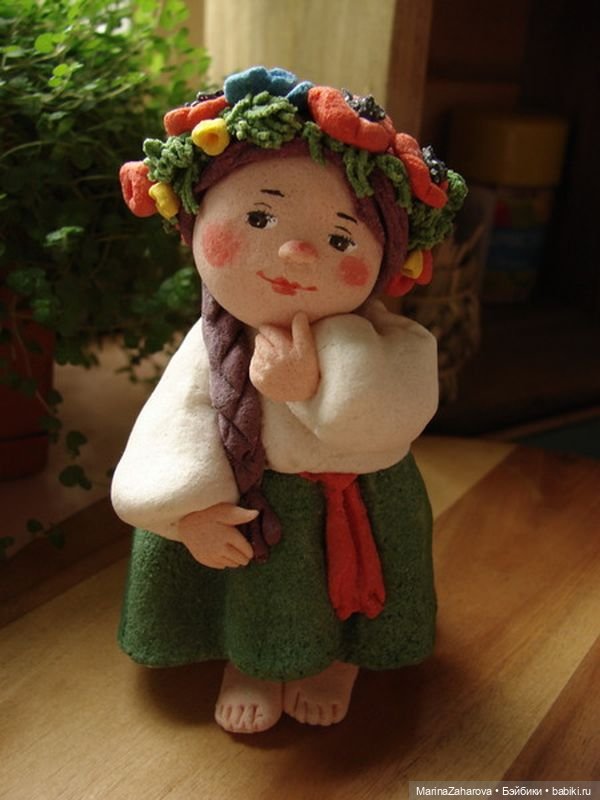 Прекрасное рядом. Куклы из соленого теста