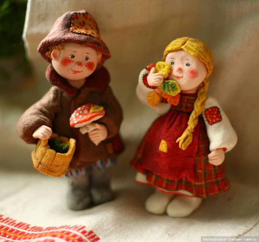 Прекрасное рядом. Куклы из соленого теста (фото 4)