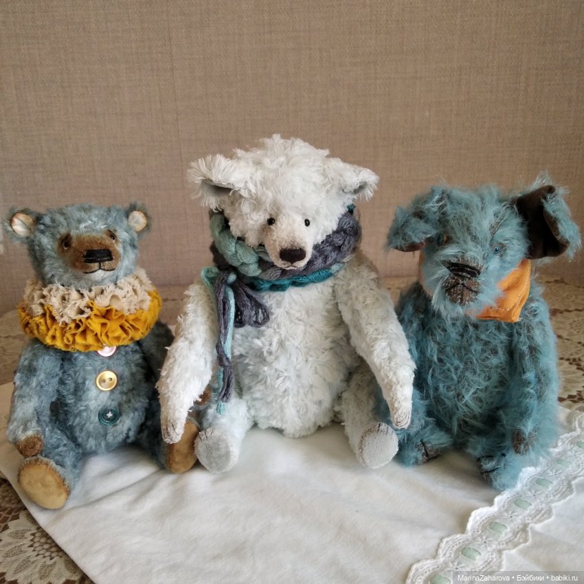 Ах... зачем я голубой — Авторские мишки Тедди и друзья: фото