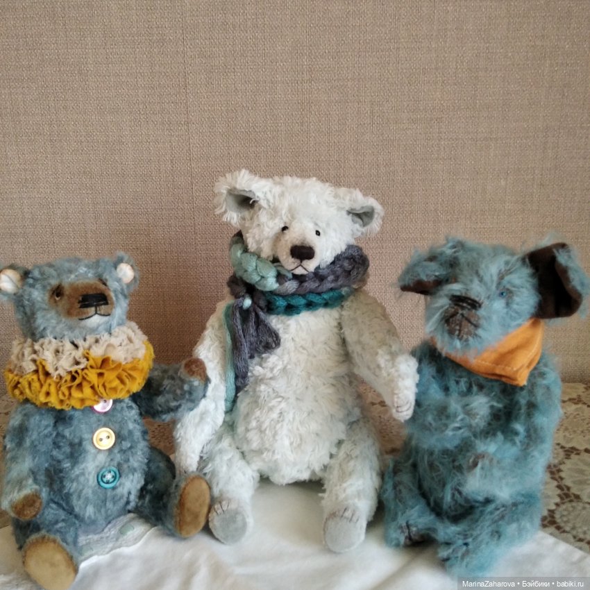 Ах... зачем я голубой — Авторские мишки Тедди и друзья: фото (фото 10)