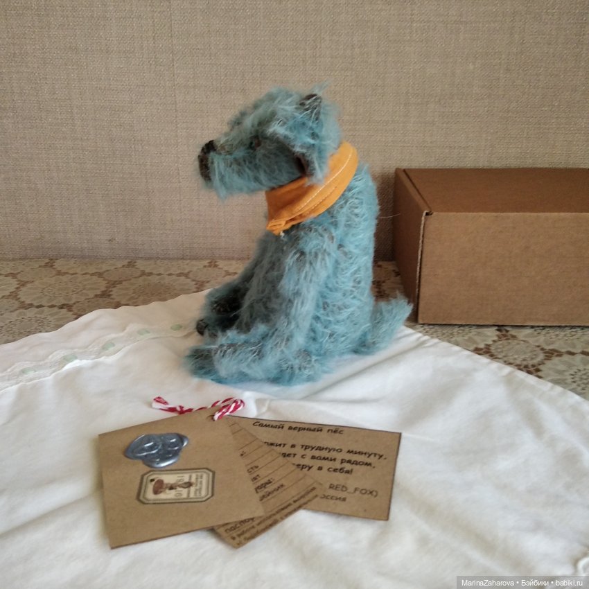 Ах... зачем я голубой — Авторские мишки Тедди и друзья: фото (фото 4)