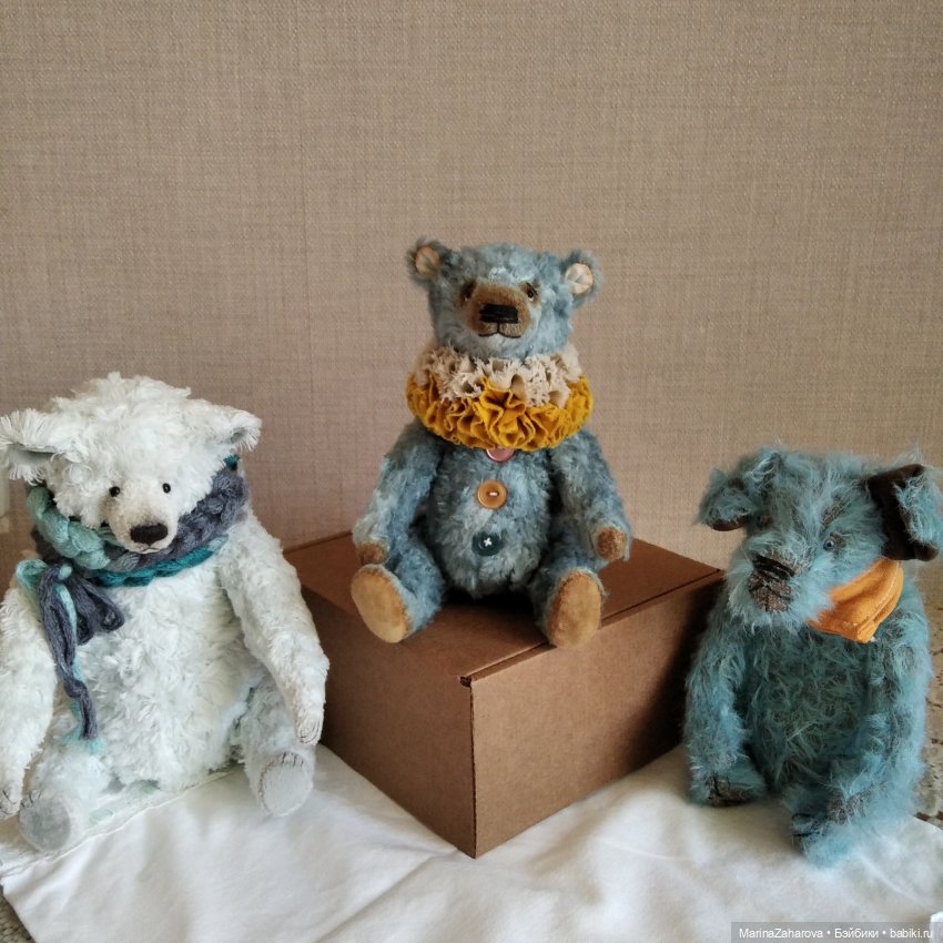 Ах... зачем я голубой — Авторские мишки Тедди и друзья: фото