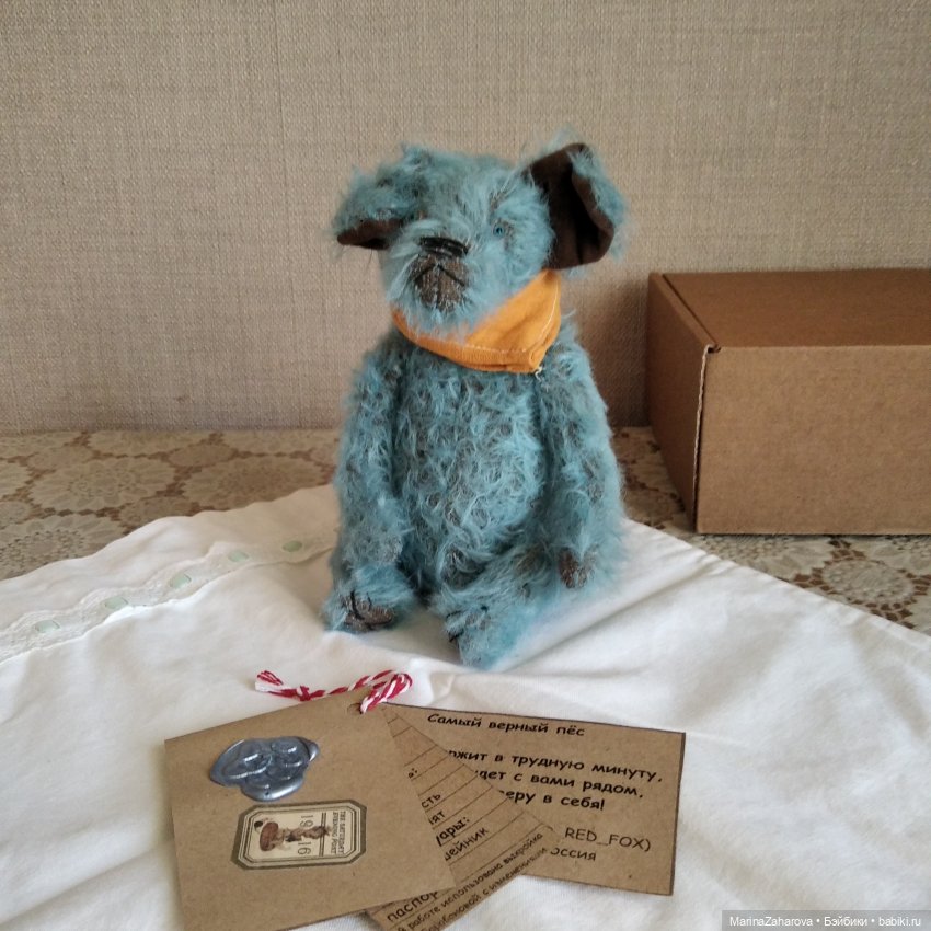 Ах... зачем я голубой — Авторские мишки Тедди и друзья: фото (фото 3)