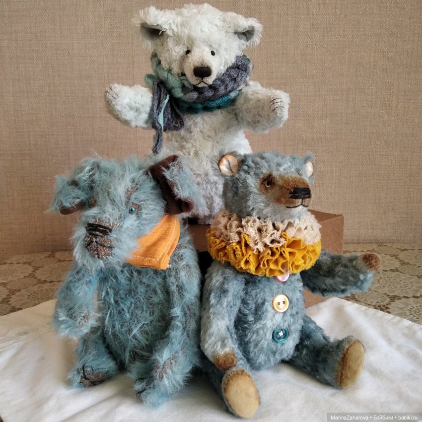 Ах... зачем я голубой — Авторские мишки Тедди и друзья: фото