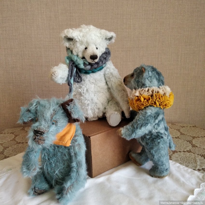 Ах... зачем я голубой — Авторские мишки Тедди и друзья: фото