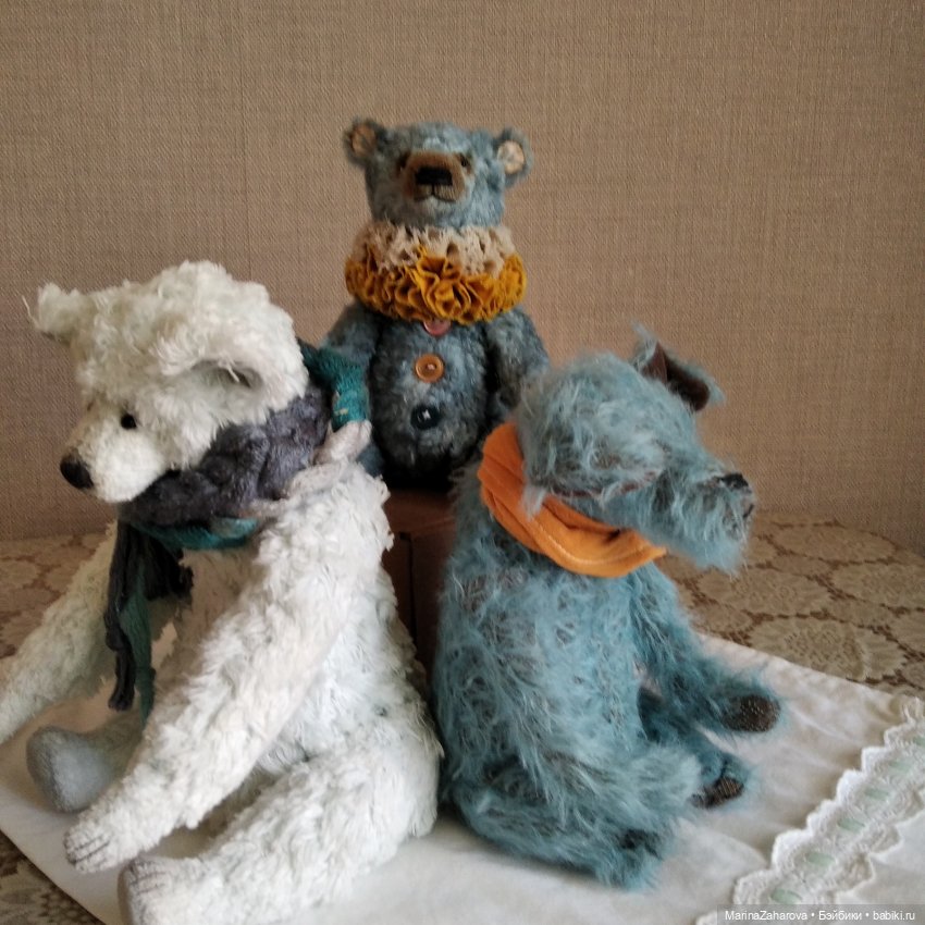 Ах... зачем я голубой — Авторские мишки Тедди и друзья: фото