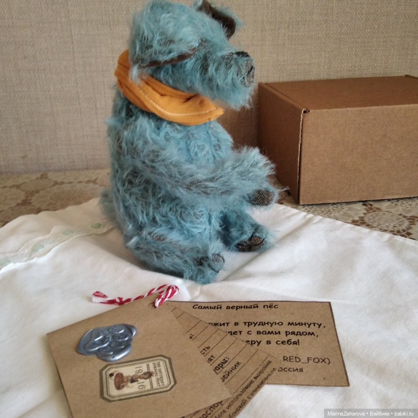 Ах... зачем я голубой — Авторские мишки Тедди и друзья: фото (фото 6)