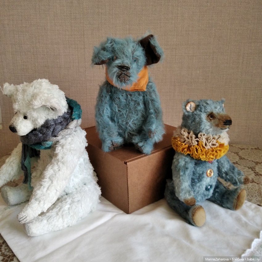 Ах... зачем я голубой — Авторские мишки Тедди и друзья: фото