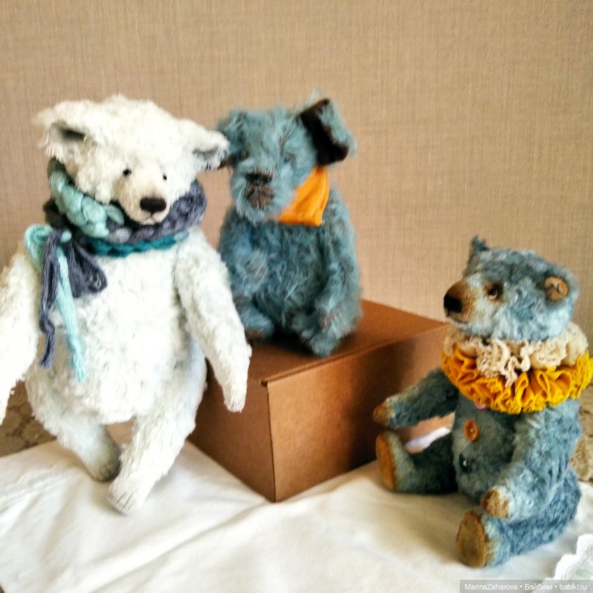 Ах... зачем я голубой — Авторские мишки Тедди и друзья: фото