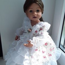 Платье "Маркиза" и юбка-кринолин для Готц Литтл Кидз