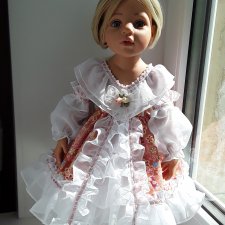 Платье и юбка-кринолин «Маркиза » для Готц 50см