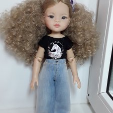 Жакет, футболка, джинсы для Паола Рейна