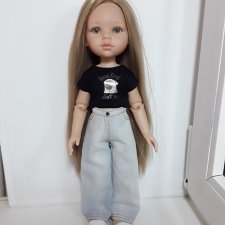 Жакет, футболка, джинсы для Паола Рейна