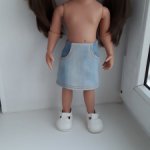 Джинсовая юбочка для Готц Литтл Кидз