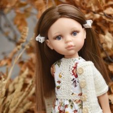 Наряд Осенние розы для кукол Паола Рейна ростом 32 см