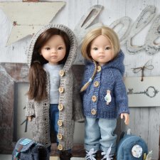 Мастер-класс по вязанию "Пальто Пора в дорогу" для кукол Paola Reina
