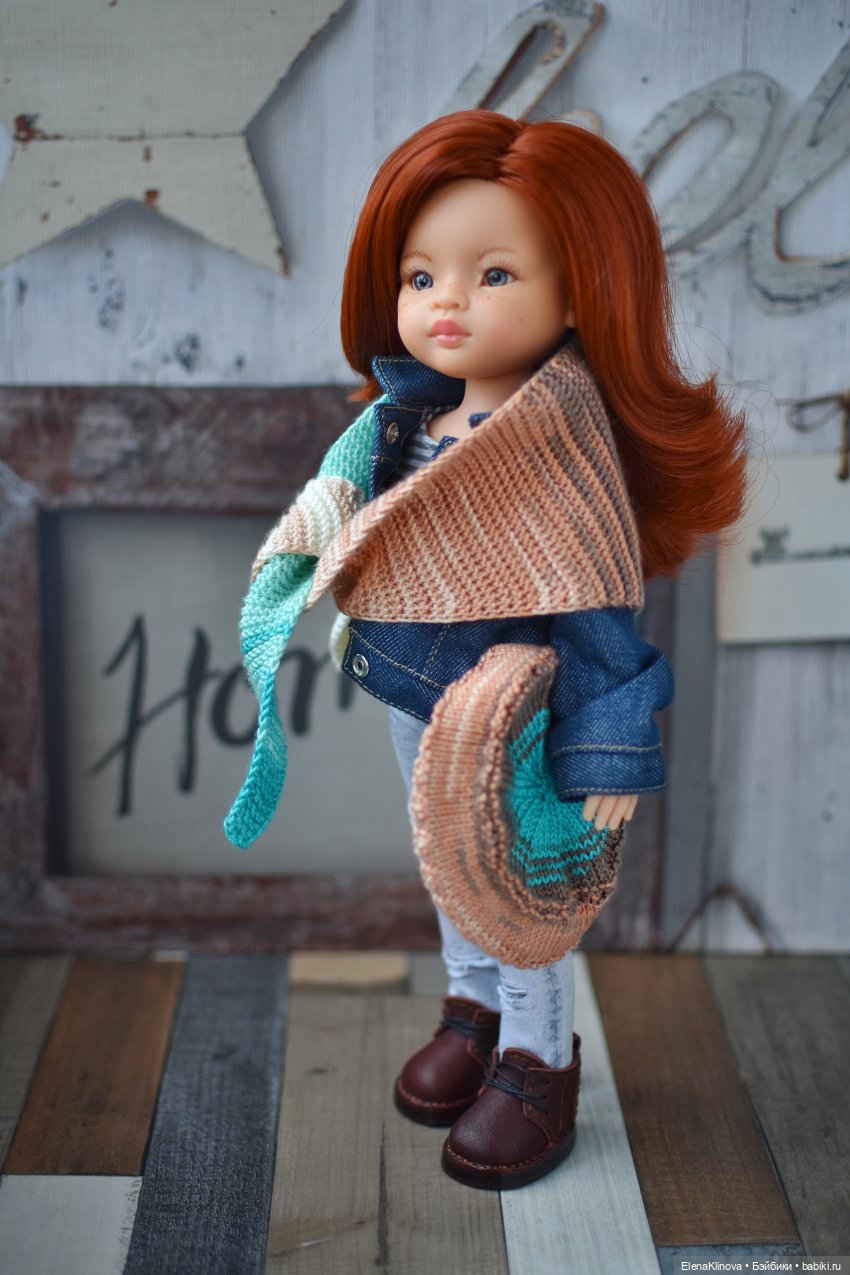 Бактус - уютный и красивый аксессуар (мастер-класс по вязанию)