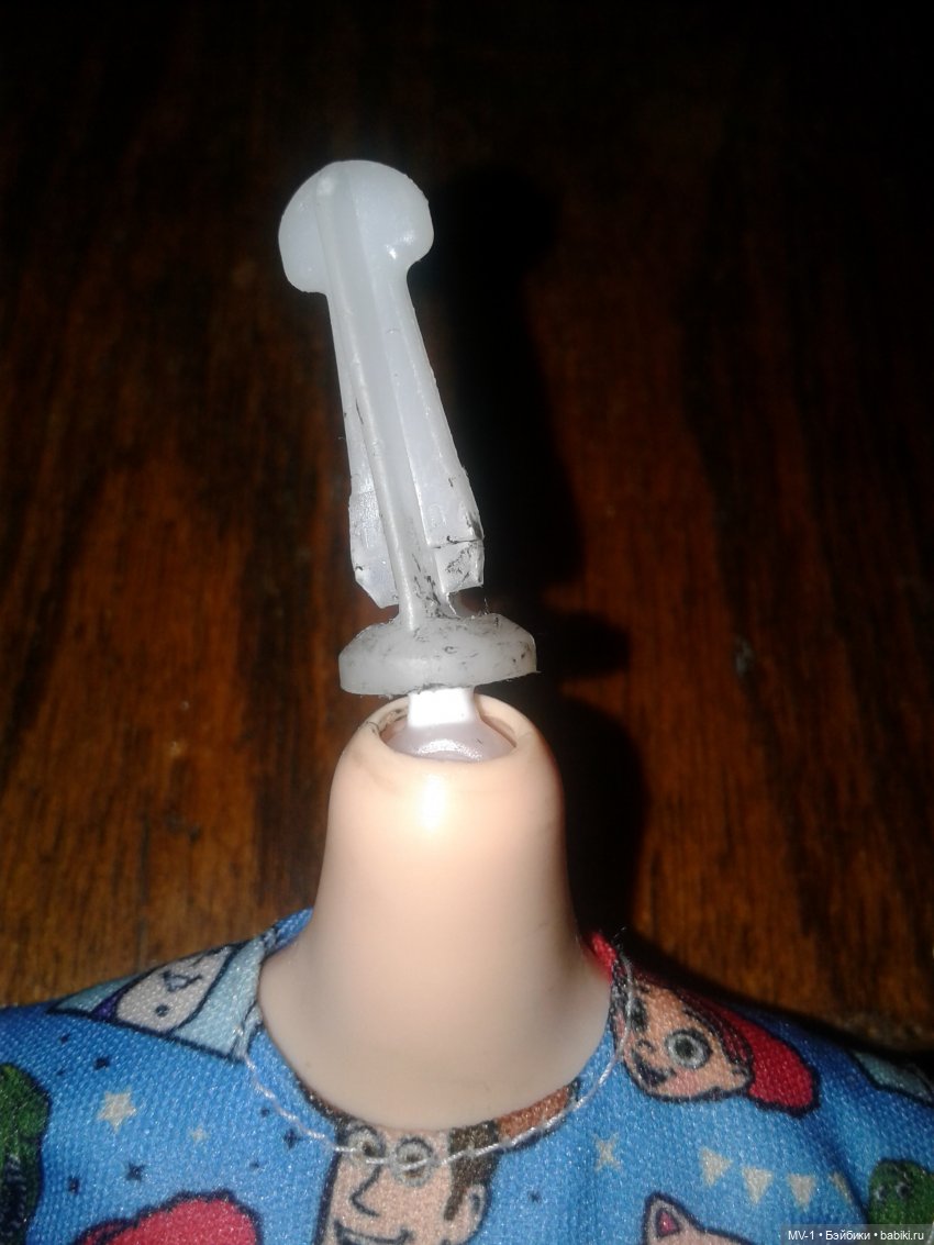 Ремонт шейного якоря Барби