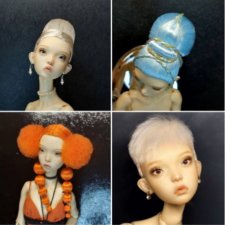 Изготовление ювелирного парика любой сложности на кукол Popovy