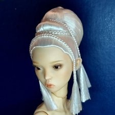 Ювелирный парик Ot Mnogolet "Кокон" цвета Пломбир