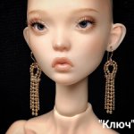 Серьги для кукол Рopovy, Tonner, Barbi