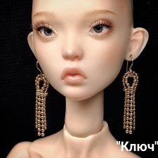 Серьги для кукол Рopovy, Tonner, Barbi