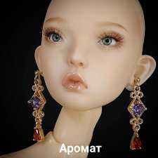 Серьги для кукол Рopovy, Tonner, Barbi