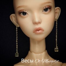 Серьги для кукол Рopovy, Tonner, Barbi