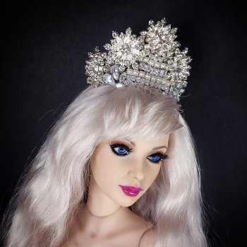 Диадемы, тиары и корона для ювелирного парика "Голливуд"