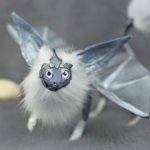 Серебристо-голубой дракон