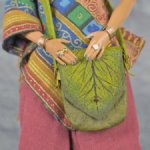 Сумка кожаная для куклы 1/6