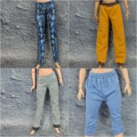 Штаны на Барби и Creatable Word разные