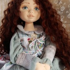 Авторская текстильная кукла Аврора