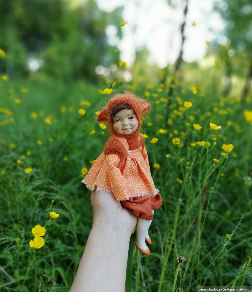 Елена Лобастова, авторская кукла