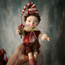 Буратино авторская кукла