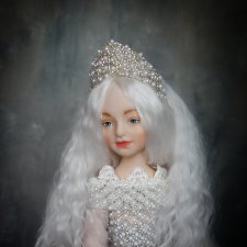 Авторская кукла коллекционная будуарная кукла