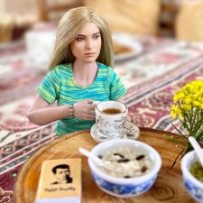 Как мы ГаРика и Нату армянской лепешкой накормили