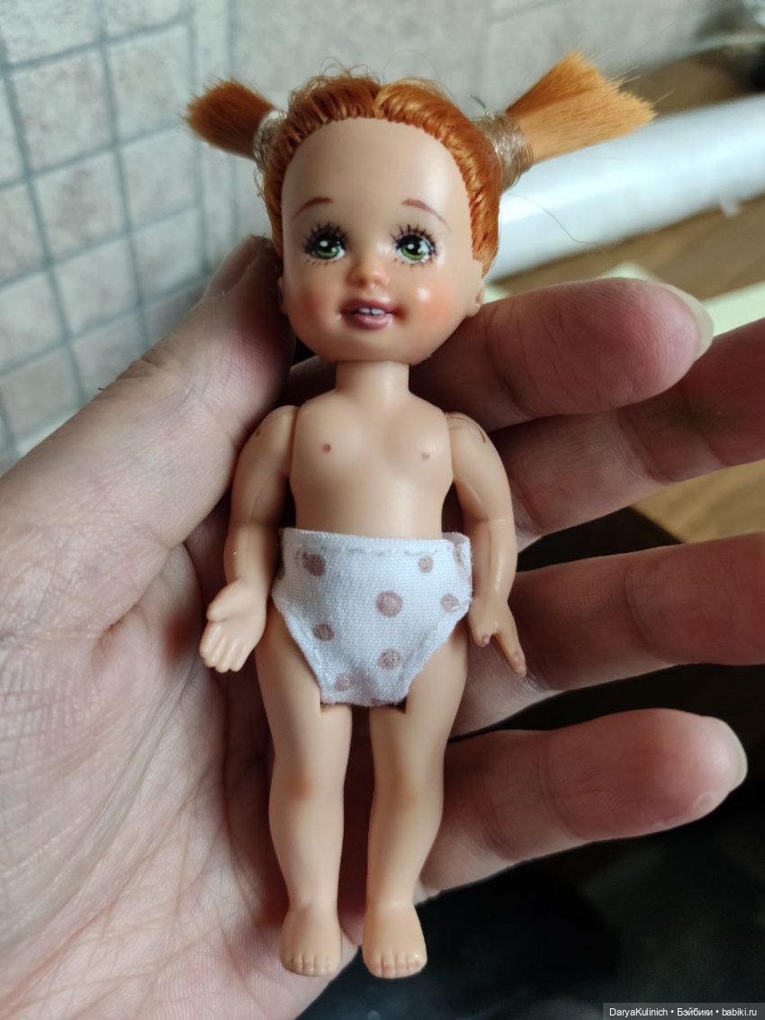 Первый опыт: OOAK куклы 11 см (фото 5)