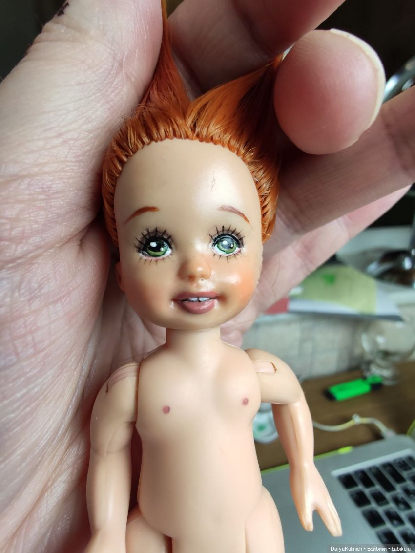 Первый опыт: OOAK куклы 11 см (фото 4)