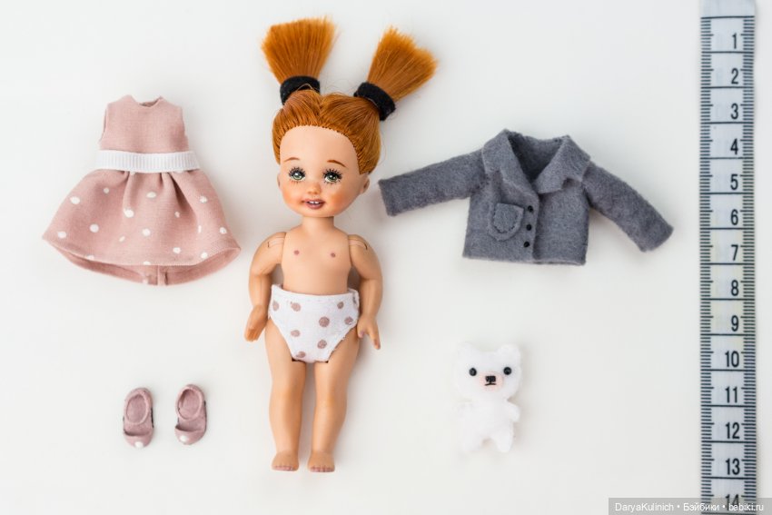 Первый опыт: OOAK куклы 11 см